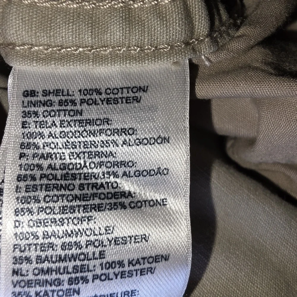 The North Face Men's Cargo Shorts Size 34 Tan Khaki Hiking Outdoor Work Cotton